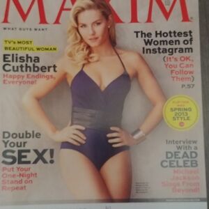 Maxim Elisha Cuthbert Issue